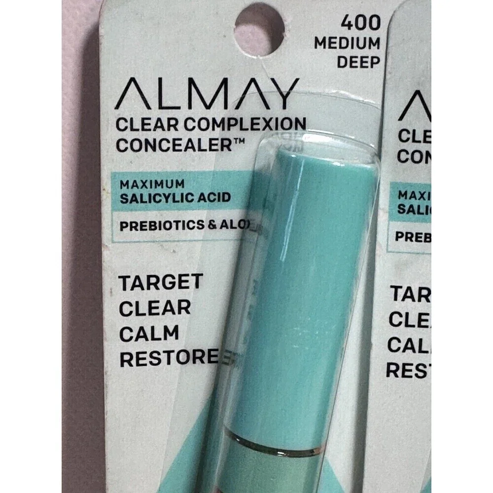 Almay Clear Complexion Concealer Treatment Makeup 400 MEDIUM DEEP Expired 2023